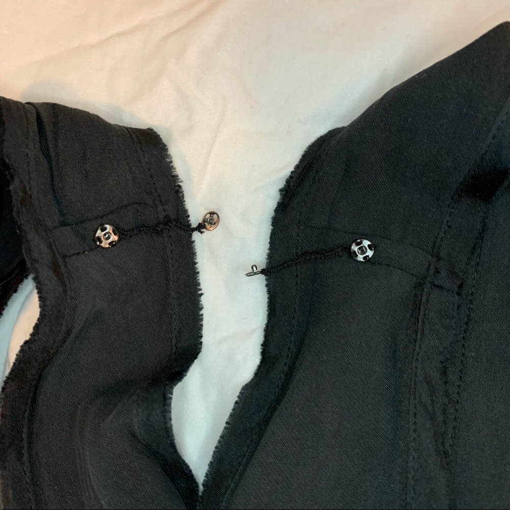 Go> By Go Silk For Anthropologie Black Dress, Xs - image 7